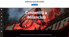 Desktop Screenshot of imilanclub.com