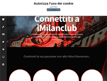 Tablet Screenshot of imilanclub.com